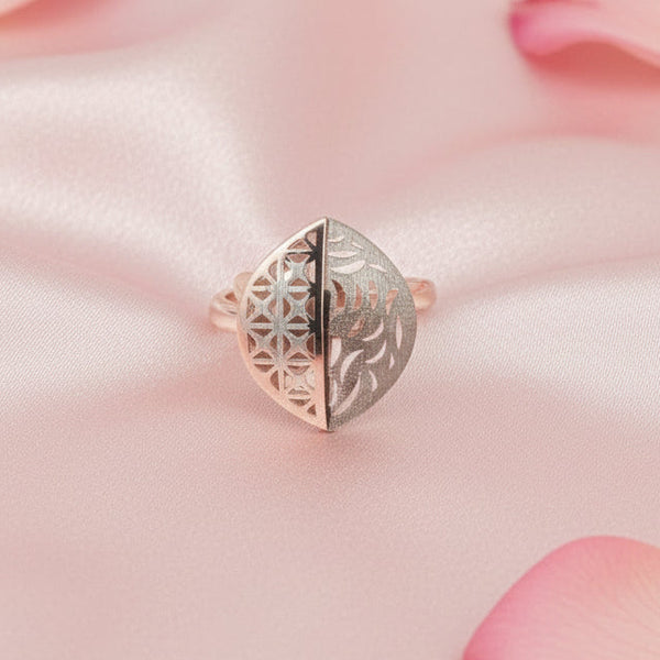 Silver Leaf Filigree Fancy Ring
