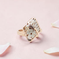 Geometric Filigree Fancy Ring - Sterling Silver