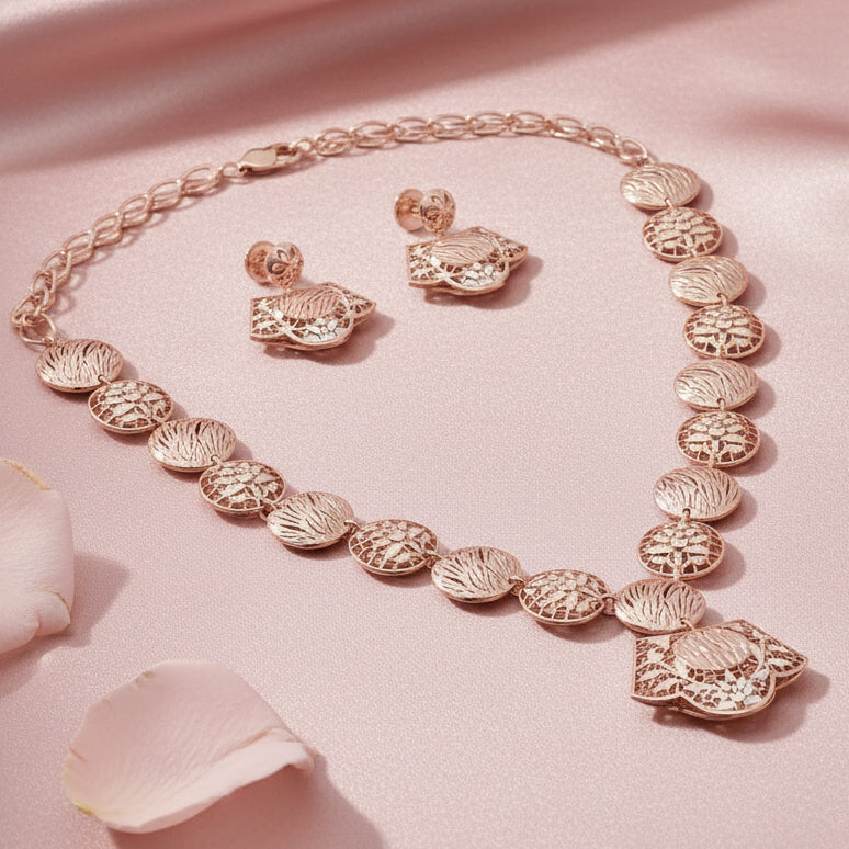 Silver 925 Necklace Set with Pendant