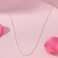 925 Sterling Silver Bar Link Chain