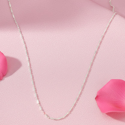 925 Sterling Silver Bar Link Chain