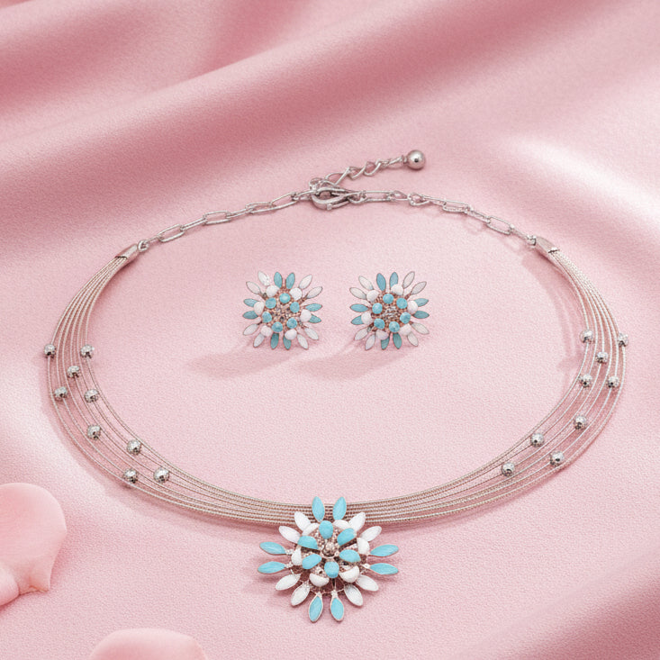 925 Sterling Silver Necklace Set