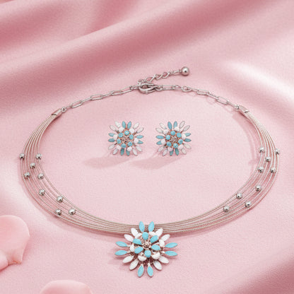 925 Sterling Silver Necklace Set