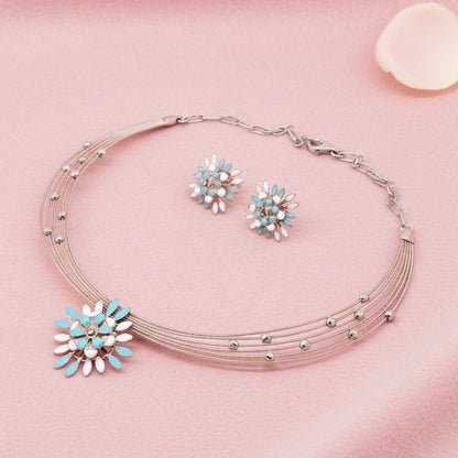 925 Sterling Silver Necklace Set