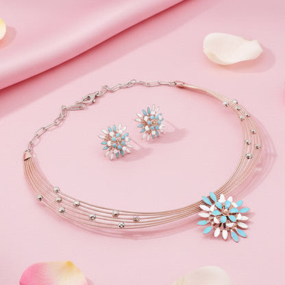 925 Sterling Silver Necklace Set