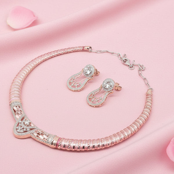 925 Sterling Silver Necklace and Earrings Set