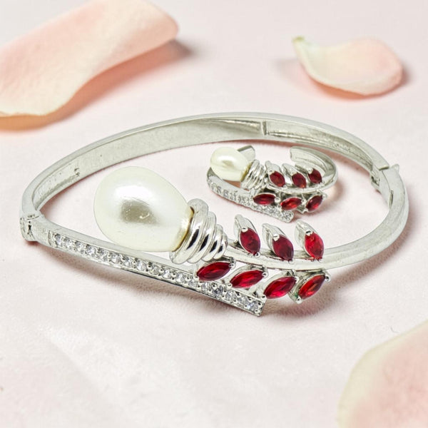 Silver Kada Bracelet Ring 92.5