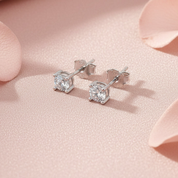 Silver 925 CZ Necklace Set