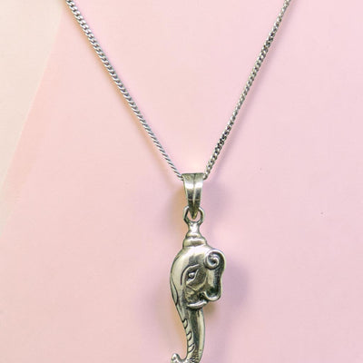 Sterling Silver Ganpati Pendant