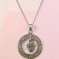Silver Knotwork Pendant