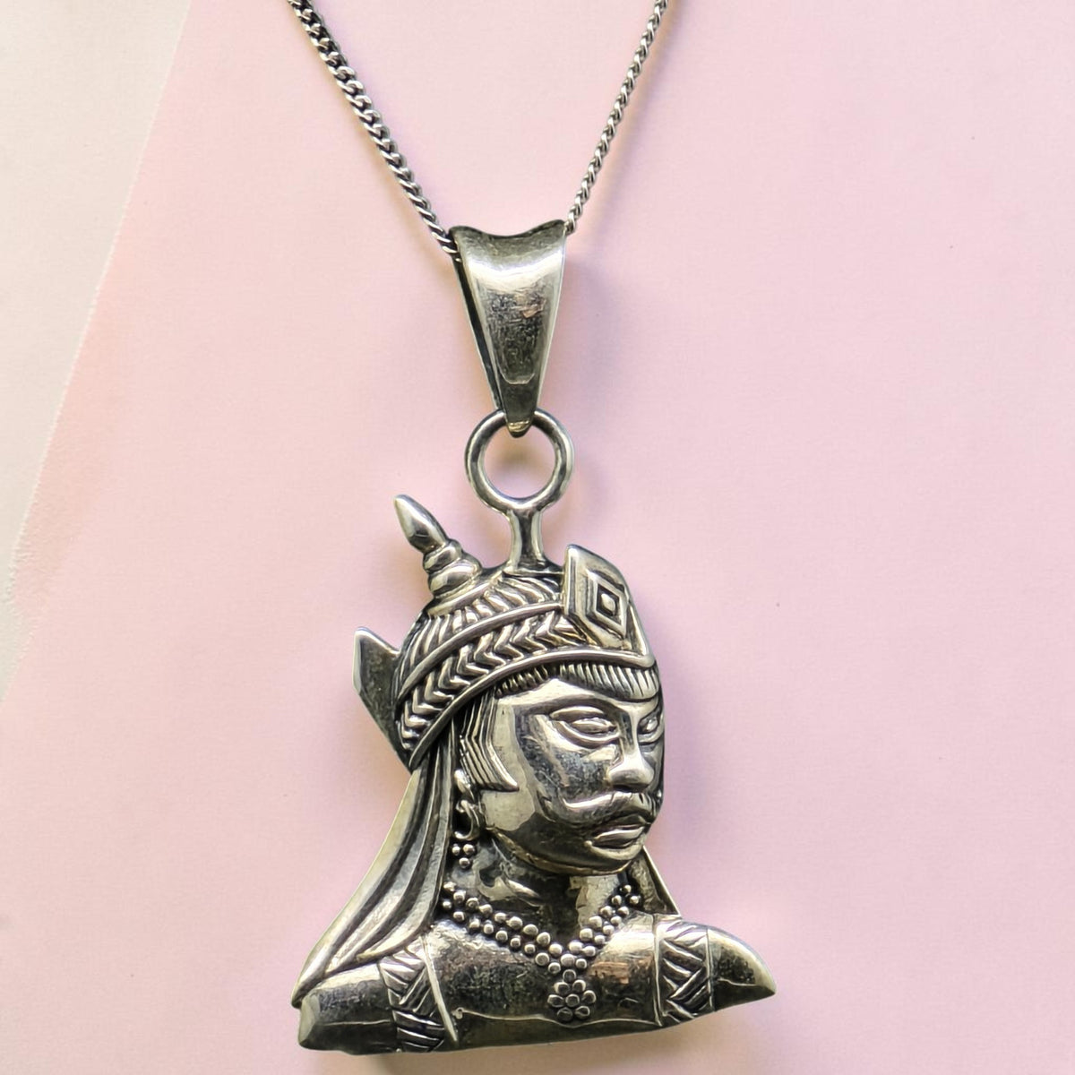 Maharana Pratap 925 Silver Pendant