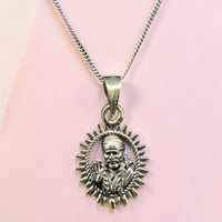 Sterling Silver Sai Baba Pendant