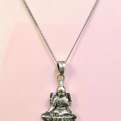 Silver Lakshmi Pendant