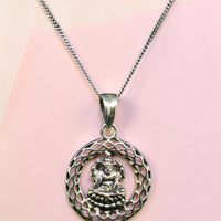 Sterling Silver Lakshmi Pendant