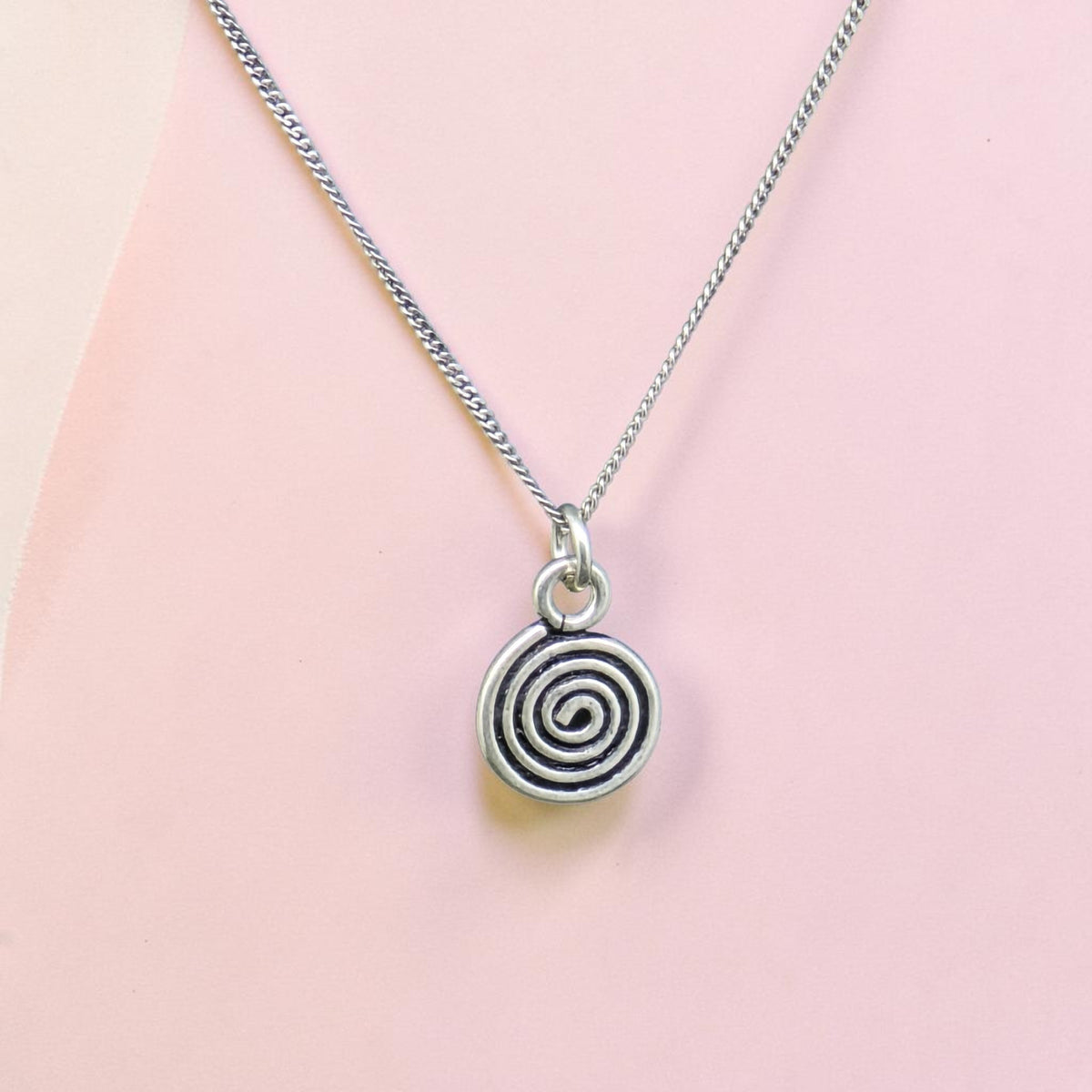 Silver 92.5 Spiral Pendant