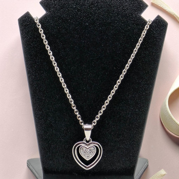92.5 Silver Heart Pendant