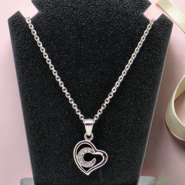 Silver Heart Charm Pendant 92.5