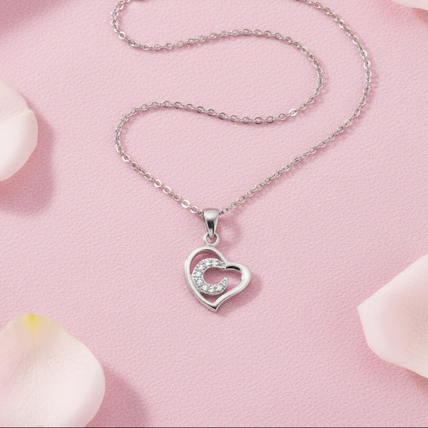 Silver Heart Charm Pendant 92.5