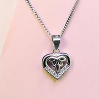 Silver 92.5 Heart Pendant