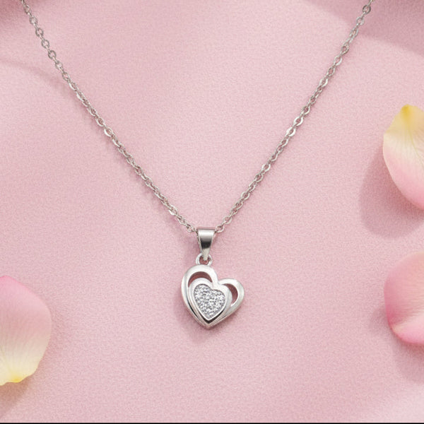 925 Sterling Silver Heart Pendant