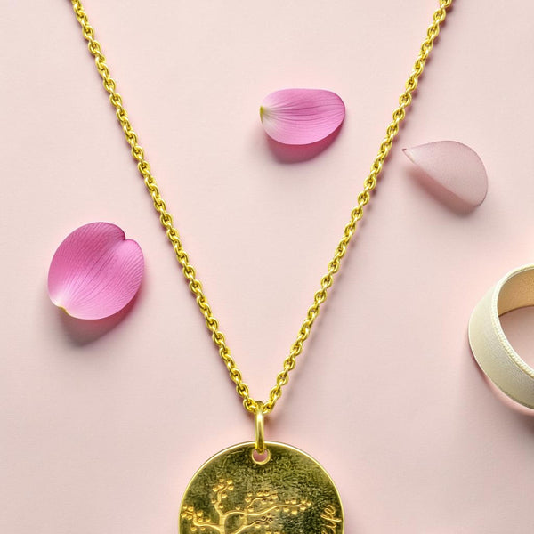 Gold plated Tree of Life Pendant
