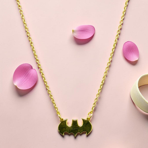 Gold plated Bat Pendant 92.5 Silver