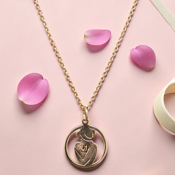 Silver 92.5 Mother and Child Pendant