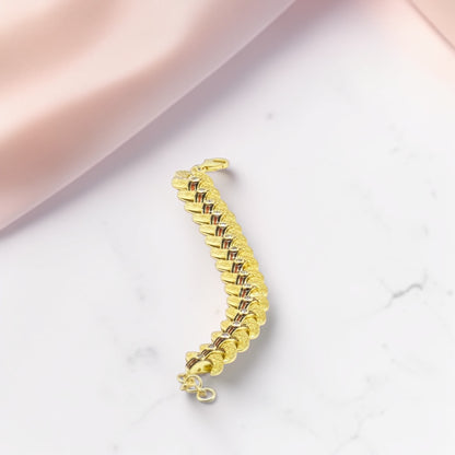 Gold Plated Mina Chain Bracelet Sterling Silver 92.5