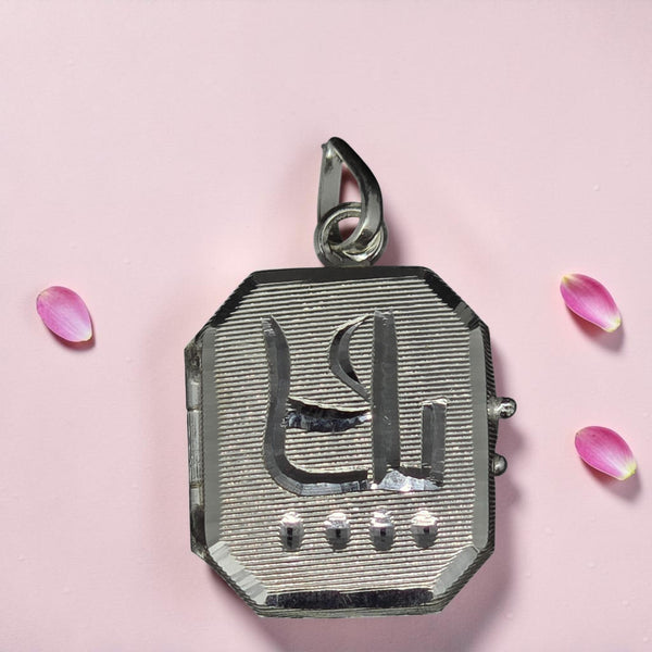 92.5 Silver Ya Ali Taveez Locket Pendant