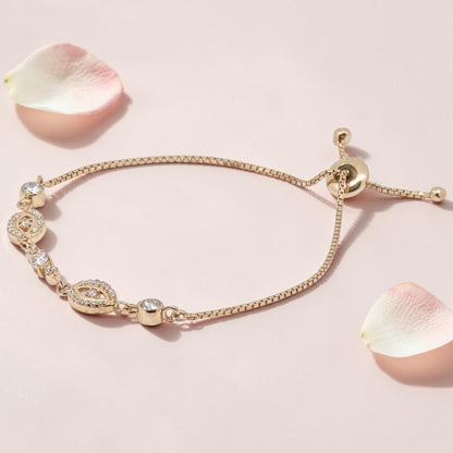 Adjustable Silver 92.5 Bracelet Rose Gold