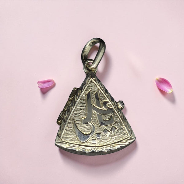 Silver Ya Ali Taviz Triangle Taweez