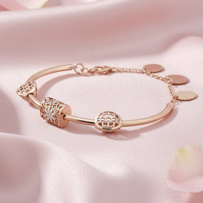 Silver Fancy Kada Bracelet for Women