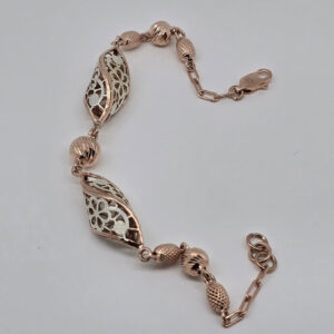 Silver Fancy Chain Bracelet 92.5