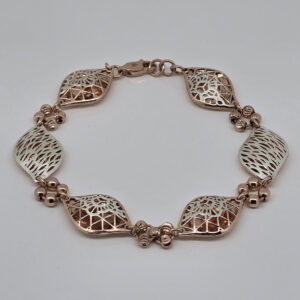 Silver Fancy Chain Bracelet 92.5