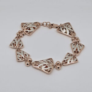 Silver Fancy Chain Bracelet 92.5