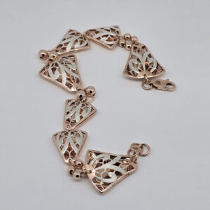 Silver Fancy Chain Bracelet 92.5