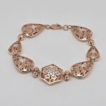 Silver Fancy Chain Bracelet 92.5