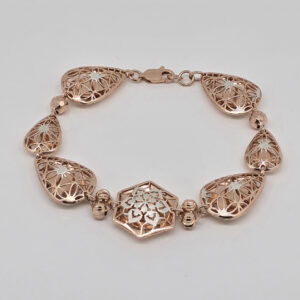 Silver Fancy Chain Bracelet 92.5