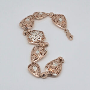 Silver Fancy Chain Bracelet 92.5