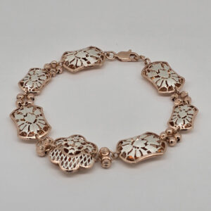 Silver Fancy Chain Bracelet 92.5