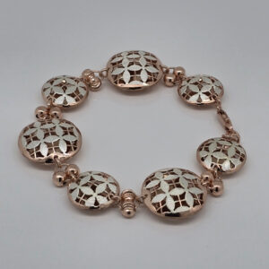 Silver Fancy Chain Bracelet 92.5