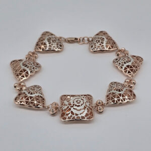 Silver Fancy Chain Bracelet 92.5