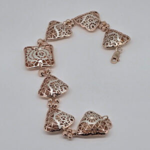 Silver Fancy Chain Bracelet 92.5