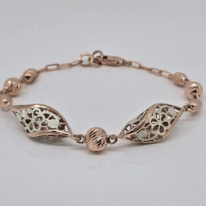 Silver Fancy Chain Bracelet 92.5