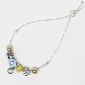 SILVER ADJUSTABLE CHAIN BRACELET92.5