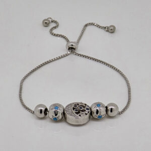 Silver Adjustable Chain Bracelet 92.5