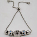 Silver Adjustable Chain Bracelet 92.5