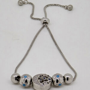 Silver Adjustable Chain Bracelet 92.5
