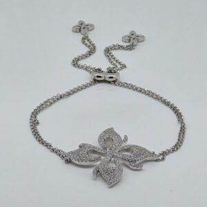 Silver Adjustable Chain Bracelet 92.5