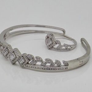 Silver Kada Bracelet Ring 92.5